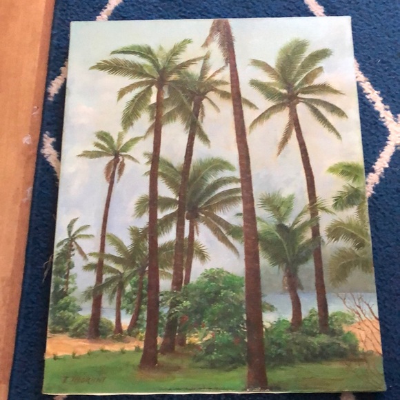 Tropical paradise oil on canvas